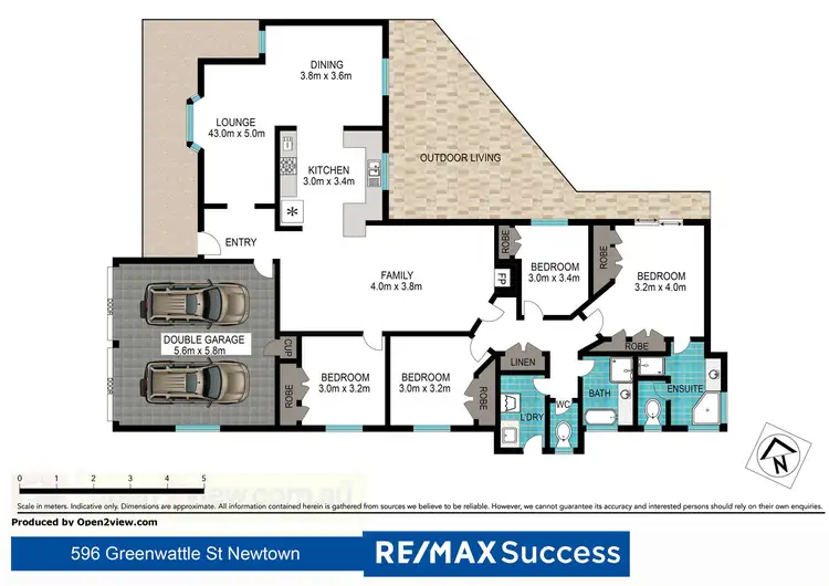 Floorplan of Homely house listing, 596 Greenwattle Street, Newtown QLD 4350