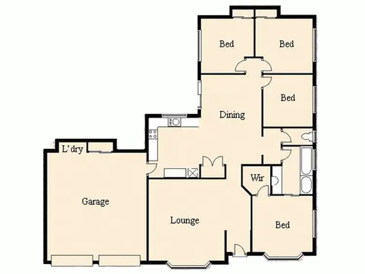Floorplan of Homely house listing, 41 Crestridge Crescent, Morayfield QLD 4506