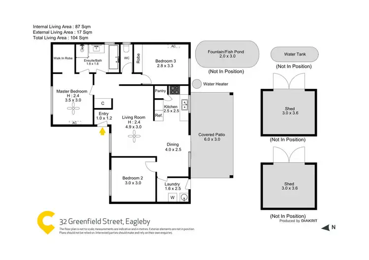 Floorplan of Homely house listing, 32 Greenfield Street, Eagleby QLD 4207