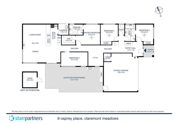 Floorplan of Homely house listing, 9 Osprey Place, Claremont Meadows NSW 2747