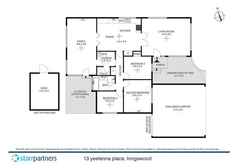 Floorplan of Homely house listing, 13 Yeelanna Place, Kingswood NSW 2747