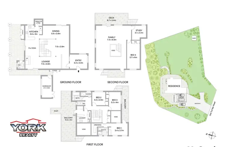 Floorplan of Homely house listing, 1a Old Toll Bar Road, Redwood QLD 4350