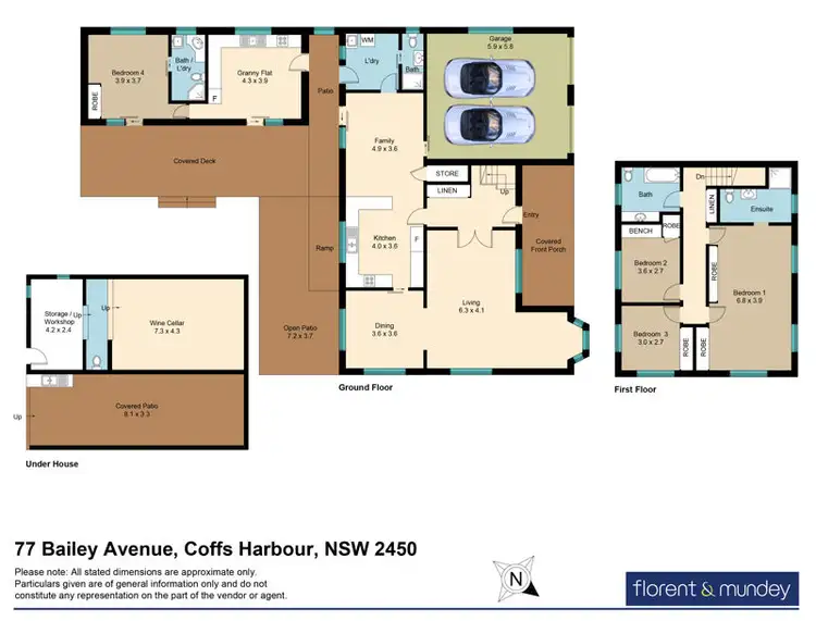 Floorplan of Homely house listing, 77 Bailey Ave, Coffs Harbour NSW 2450