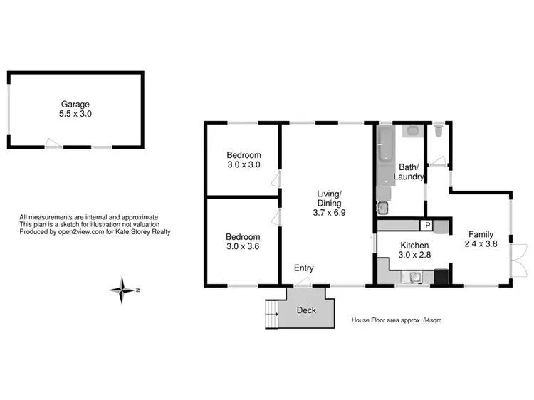 Floorplan of Homely house listing, 25 Rantons Road, Dodges Ferry TAS 7173