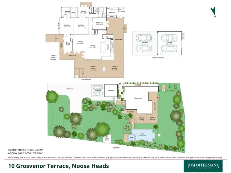 Floorplan of Homely house listing, 10 Grosvenor Terrace, Noosa Heads QLD 4567