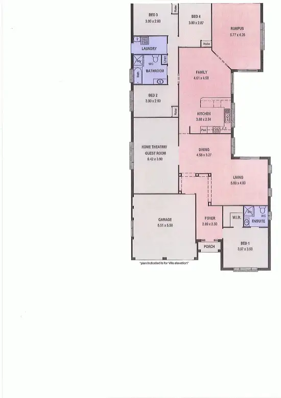 Floorplan of Homely house listing, 8. Indigo Ave, Kellyville NSW 2155