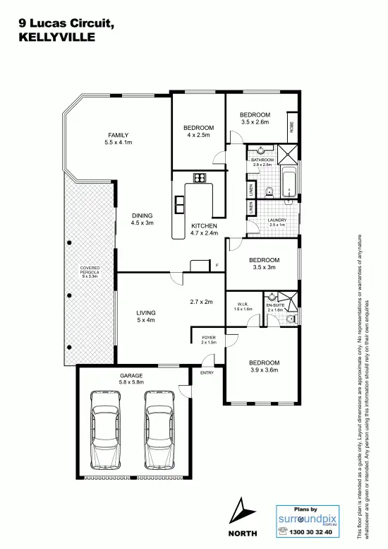 Floorplan of Homely house listing, 9. Lucas Circuit, Kellyville NSW 2155