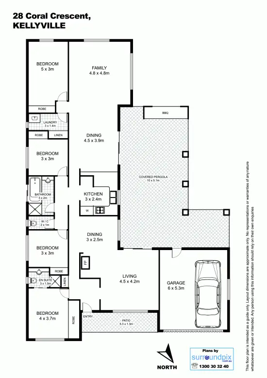 Floorplan of Homely house listing, 28 Coral Crescent, Kellyville NSW 2155