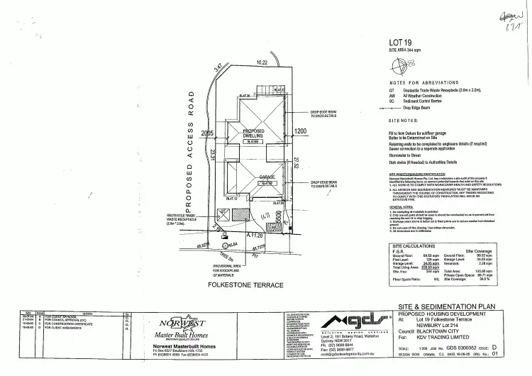 Floorplan of Homely house listing, 45 Folkestone Terrace, Stanhope Gardens NSW 2768