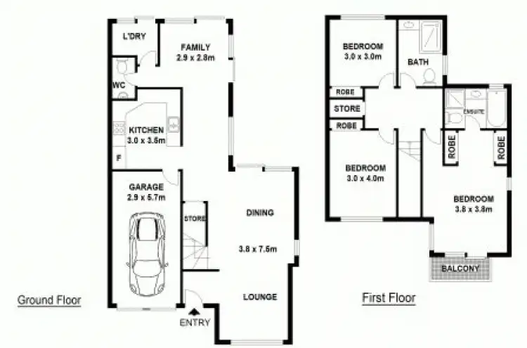 Floorplan of Homely house listing, 3 Kendell Street, Stanhope Gardens NSW 2768