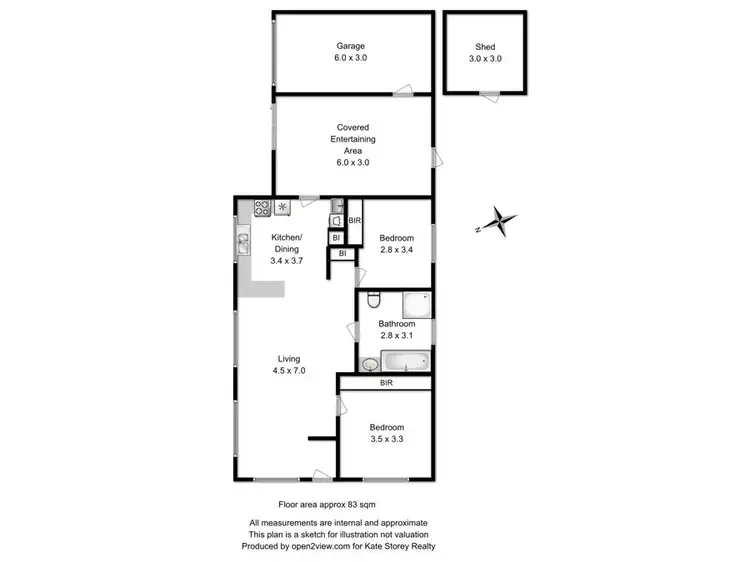Floorplan of Homely house listing, Unit 1/5 Torquay Drive, Sorell TAS 7172