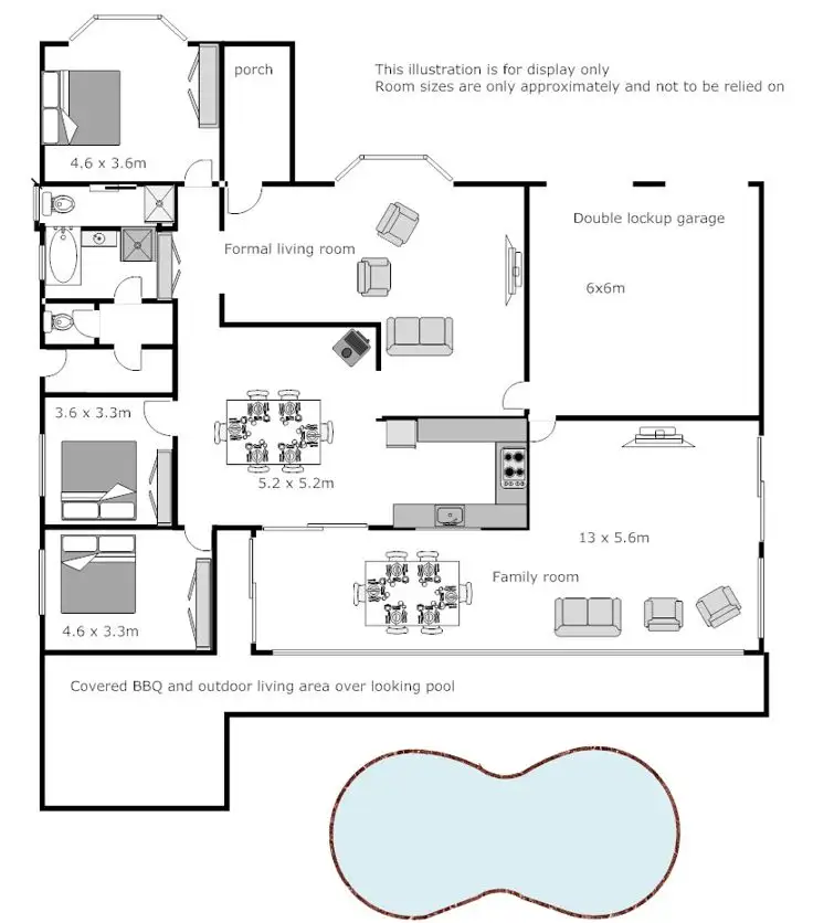 Floorplan of Homely rural property listing, 12639 Summerland Way - Cedar Point, Kyogle NSW 2474