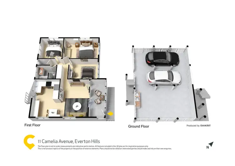 Floorplan of Homely house listing, 11 Camelia Avenue, Everton Hills QLD 4053