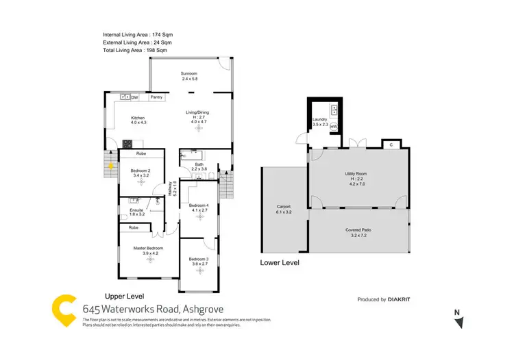 Floorplan of Homely house listing, 645 Waterworks Road, Ashgrove QLD 4060