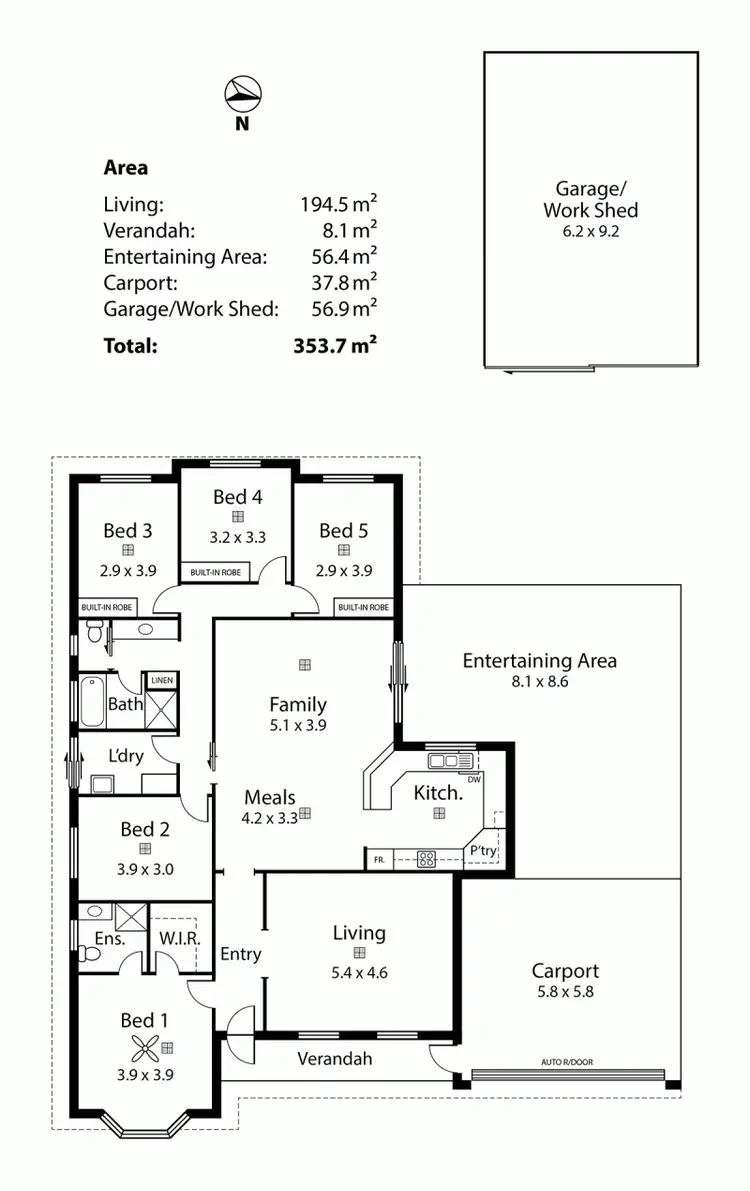 Floorplan of Homely house listing, 3 Susan Road, Nairne SA 5252