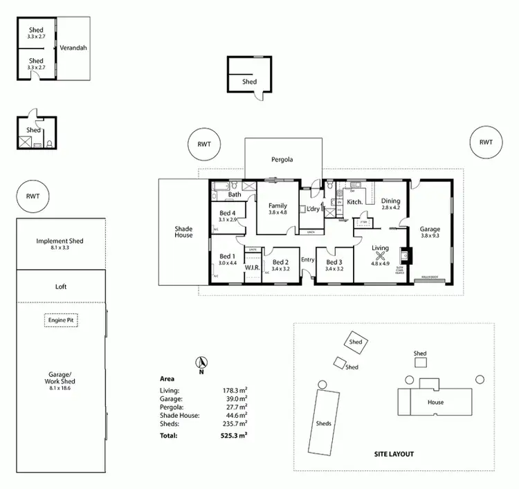 Floorplan of Homely house listing, 1097 Back Callington Road, Callington SA 5254