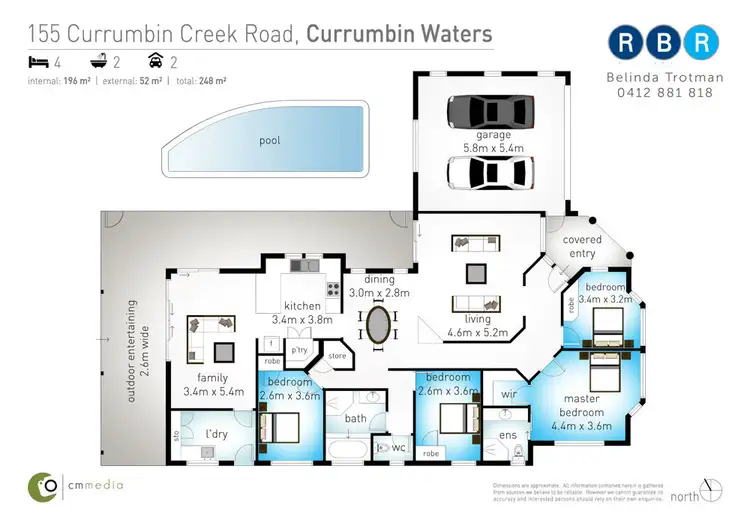 Floorplan of Homely house listing, 155 Currumbin Creek Road, Currumbin Waters QLD 4223