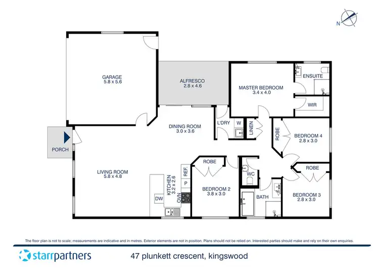 Floorplan of Homely house listing, 47 Plunkett Crescent, Kingswood NSW 2747