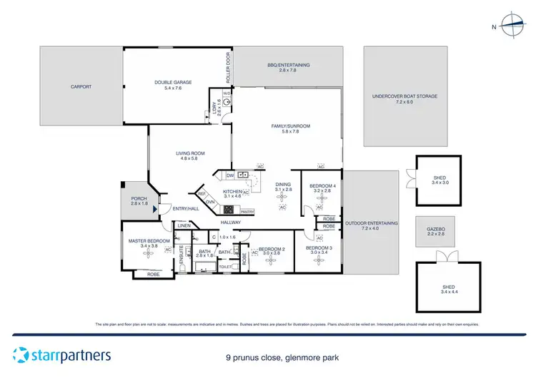 Floorplan of Homely house listing, 9 Prunus Close, Glenmore Park NSW 2745