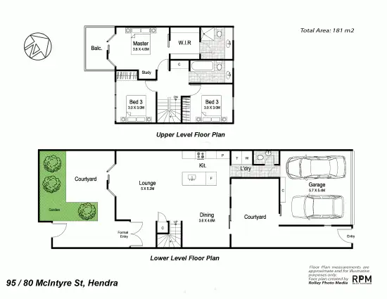Floorplan of Homely townhouse listing, 95/80 Mcintyre Street, Hendra QLD 4011