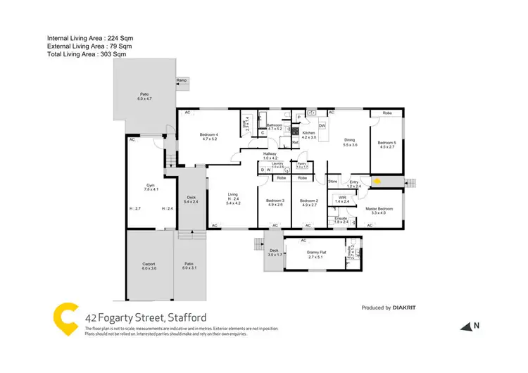 Floorplan of Homely house listing, 42 Fogarty Street, Stafford QLD 4053
