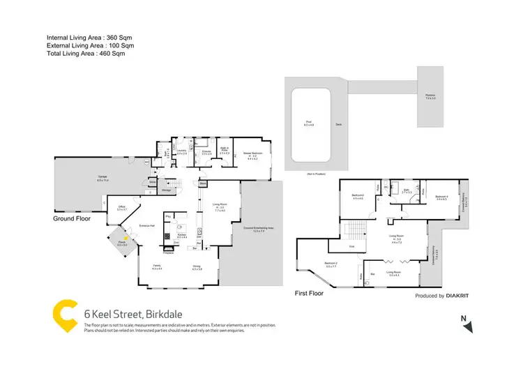 Floorplan of Homely house listing, 6 Keel Street, Birkdale QLD 4159