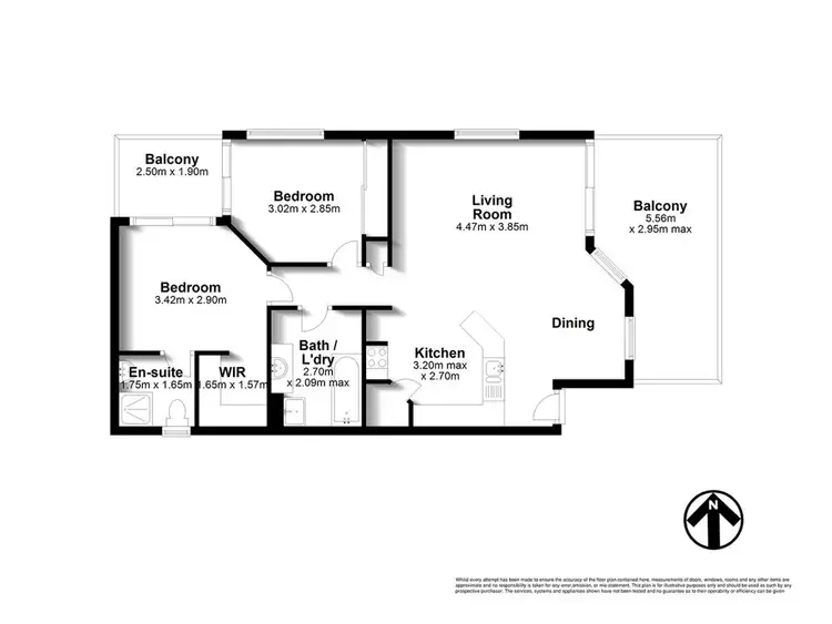 Floorplan of Homely unit listing, 1/56 Franz Road, Clayfield QLD 4011