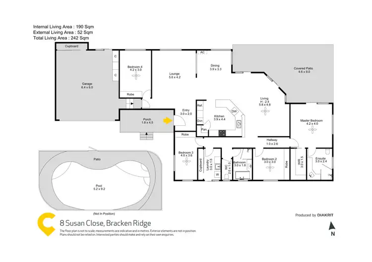 Floorplan of Homely house listing, 8 Susan Close, Bracken Ridge QLD 4017