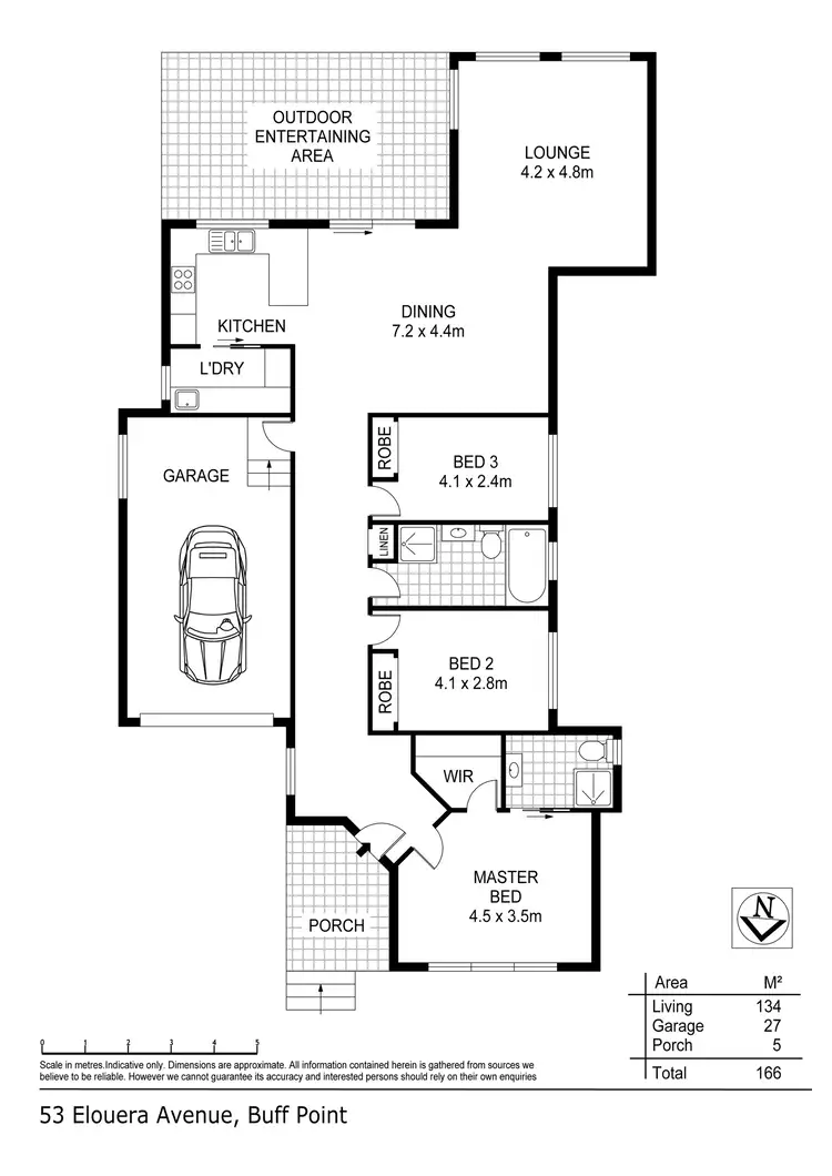 Floorplan of Homely house listing, 53 Elouera Avenue, Buff Point NSW 2262