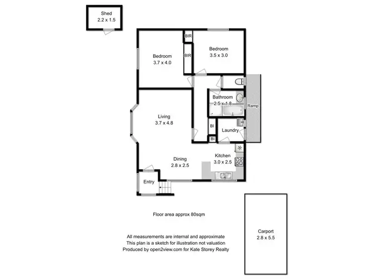 Floorplan of Homely house listing, Unit 9/3 Barclay Court, Sorell TAS 7172