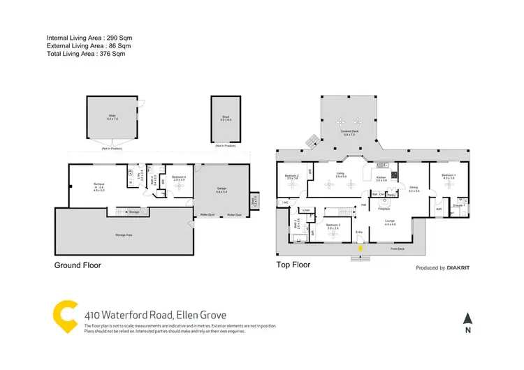 Floorplan of Homely rural property listing, 410 Waterford Road, Ellen Grove QLD 4078