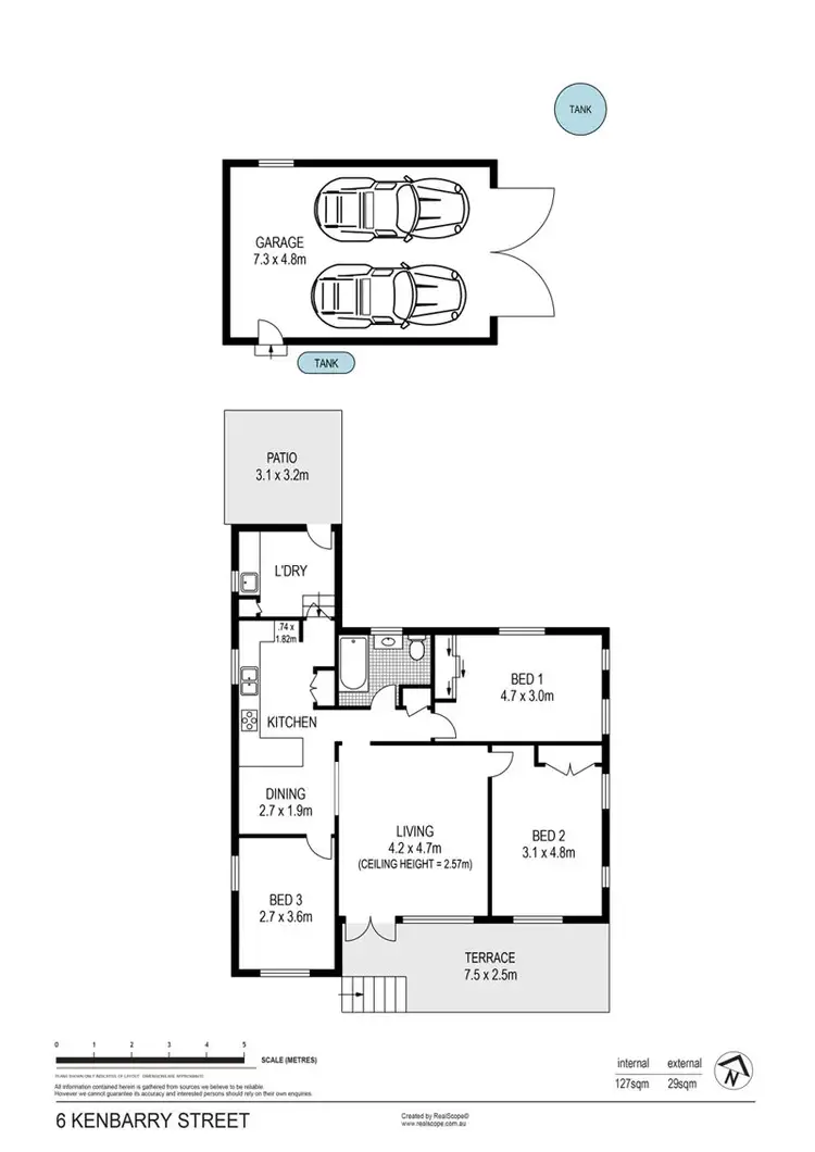 Floorplan of Homely house listing, 6 Kenbarry Street, Brighton QLD 4017