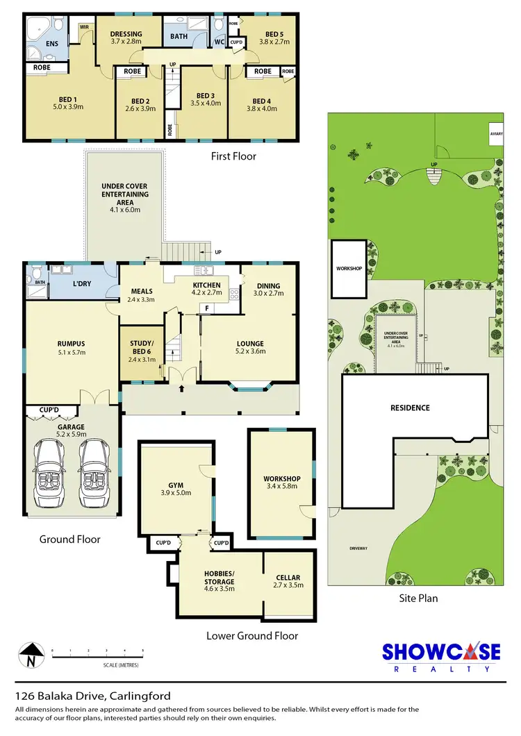 Floorplan of Homely house listing, 126 Balaka Drive, Carlingford NSW 2118