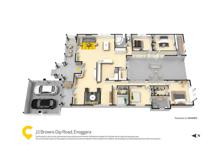 Floorplan of Homely house listing, 22 Browns Dip Road, Enoggera QLD 4051