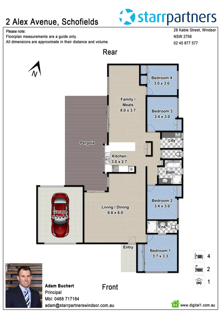 Floorplan of Homely house listing, 2 Alex Avenue, Schofields NSW 2762