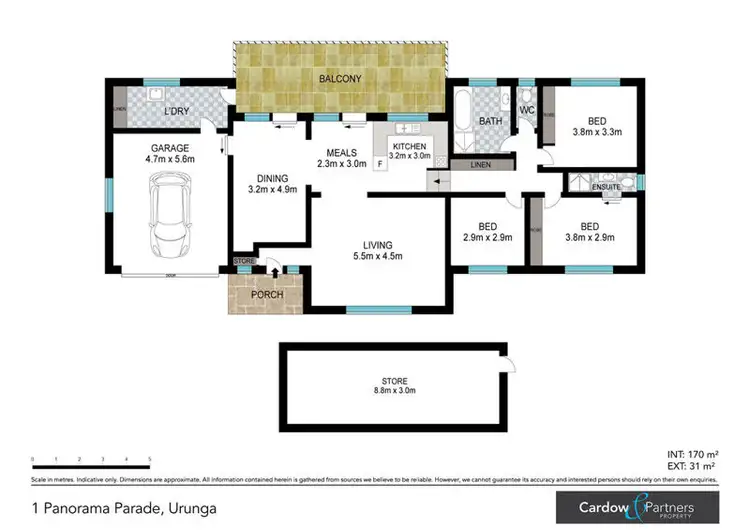 Floorplan of Homely house listing, 1 Panorama Parade, Urunga NSW 2455