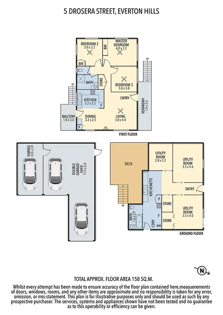 Floorplan of Homely house listing, 5 Drosera Street, Everton Hills QLD 4053