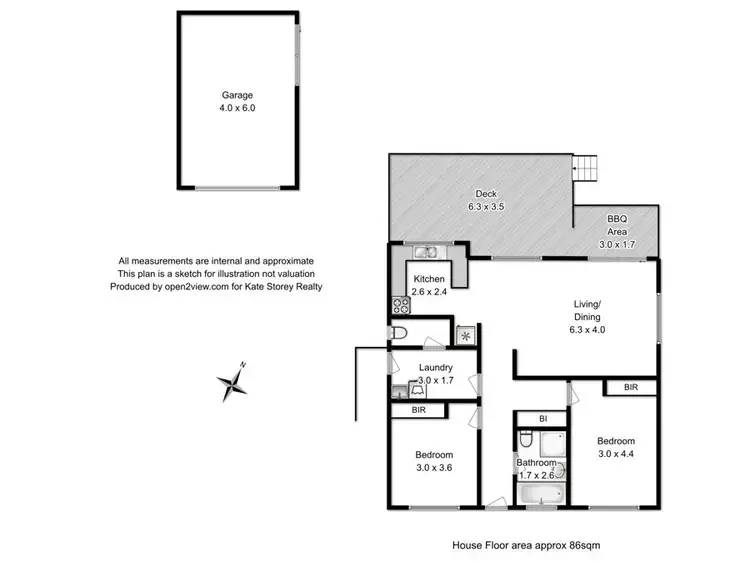 Floorplan of Homely house listing, 11 McKinly Street, Midway Point TAS 7171