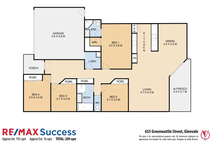 Floorplan of Homely house listing, 655 Greenwattle Street, Glenvale QLD 4350