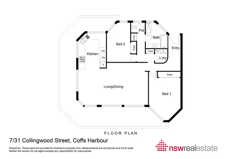 Floorplan of Homely unit listing, 7/31 Collingwood Street, Coffs Harbour NSW 2450