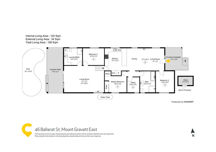 Floorplan of Homely house listing, 46 Ballarat Street, Mount Gravatt East QLD 4122