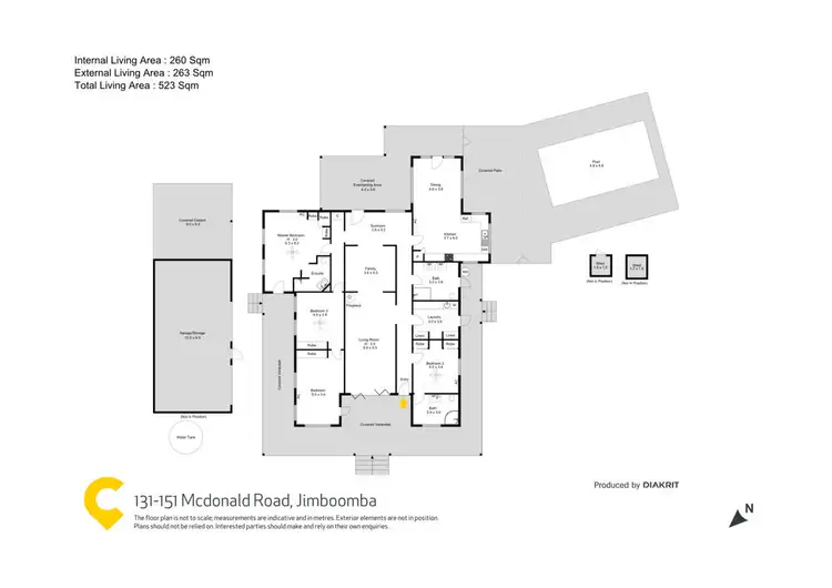 Floorplan of Homely rural property listing, 131-151 McDonald Road, Jimboomba QLD 4280