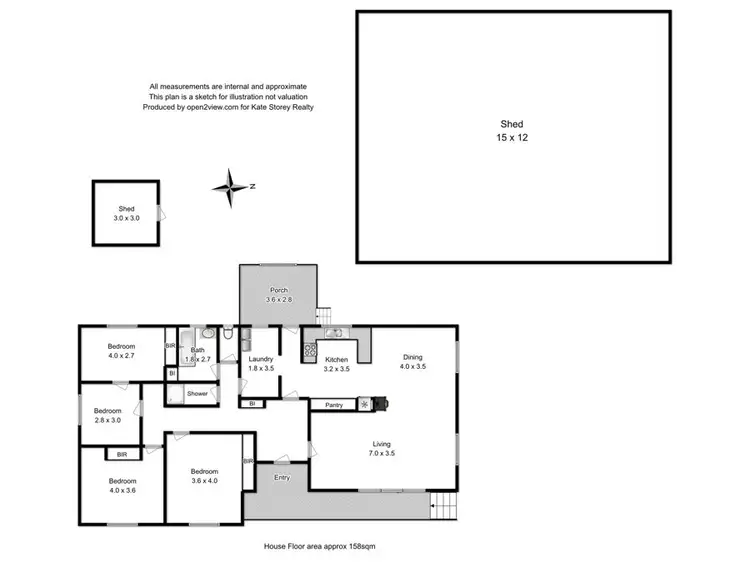 Floorplan of Homely rural property listing, 144 Hurdle Road, Saltwater River TAS 7186