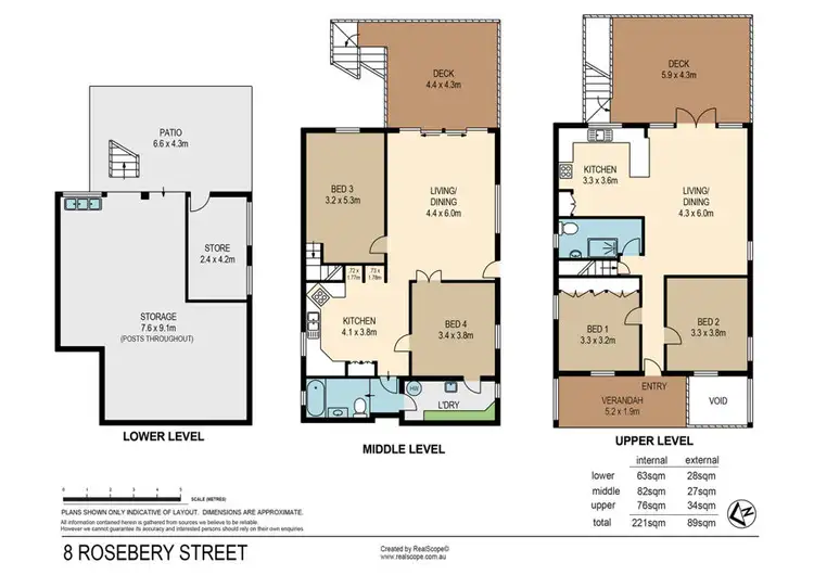 Floorplan of Homely house listing, 8 Rosebery Street, Highgate Hill QLD 4101