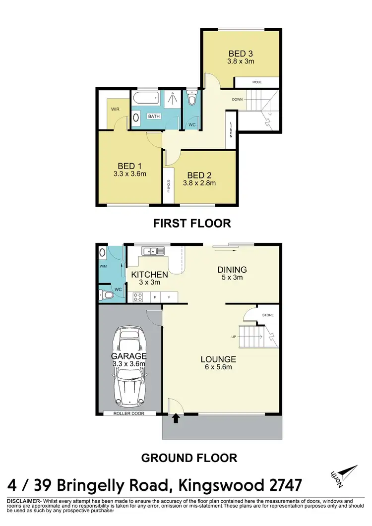 Floorplan of Homely townhouse listing, Address available on request