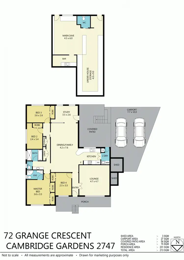 Floorplan of Homely house listing, 72 Grange Crescent, Cambridge Gardens NSW 2747