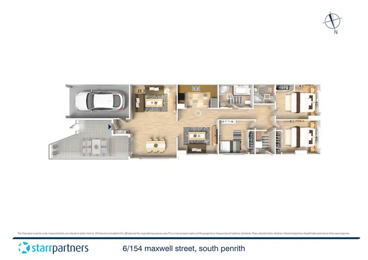Floorplan of Homely villa listing, 6/154 Maxwell Street, South Penrith NSW 2750