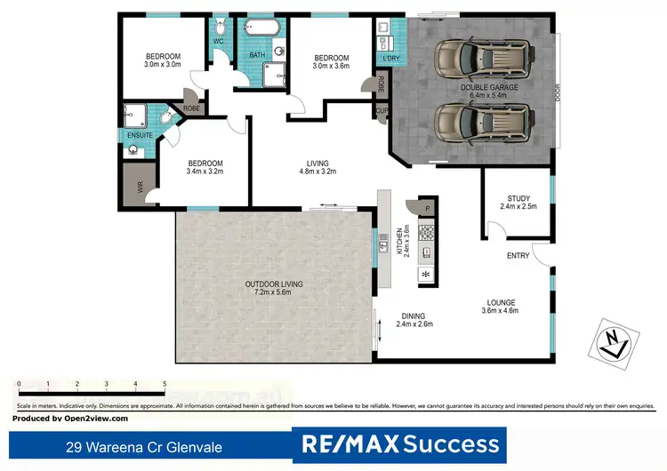 Floorplan of Homely house listing, 29 Wareena Crescent, Glenvale QLD 4350