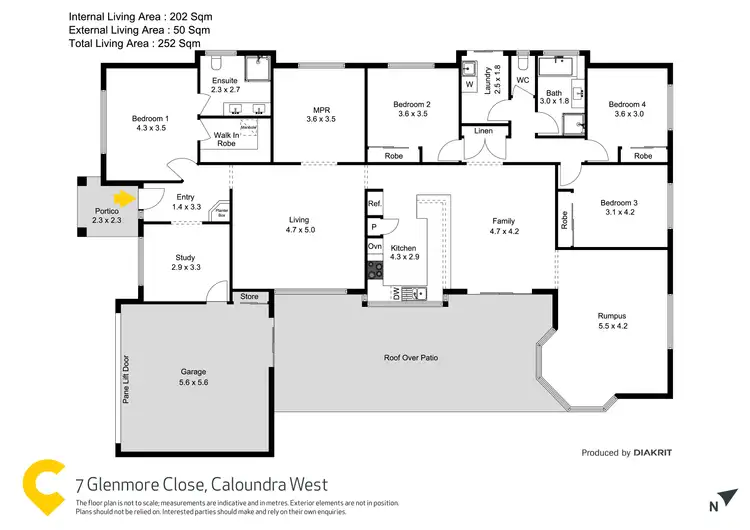 Floorplan of Homely house listing, 7 Glenmore Close, Caloundra West QLD 4551