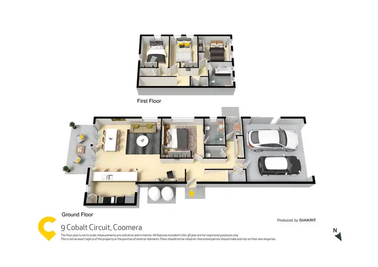 Floorplan of Homely house listing, 6 Moonlight Lane, Coomera QLD 4209